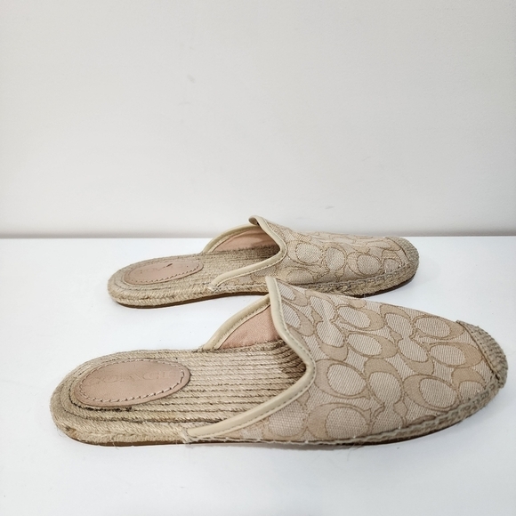 Coach espadrille flats, size 8 - Picture 6 of 6